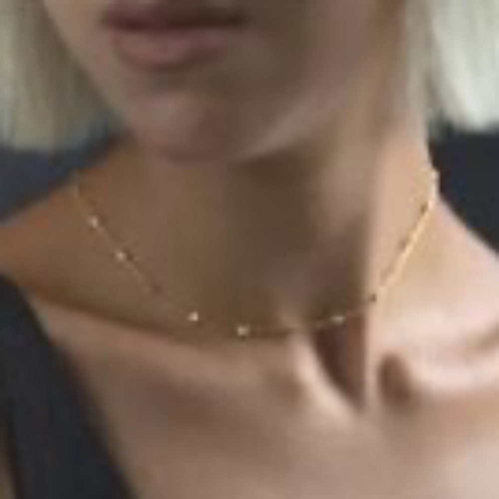18k gold filled chain, necklace, choker